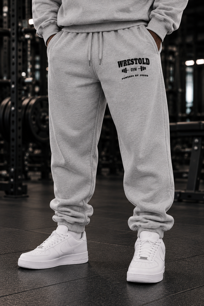 Powered By Jesus Silver Joggers