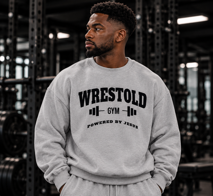 Powered by Jesus Silver Sweatshirt