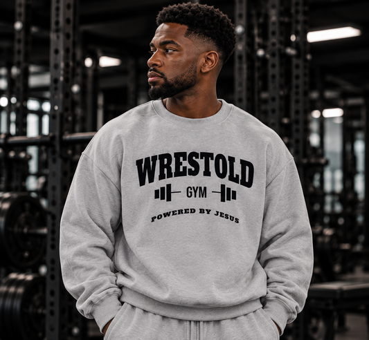 Powered by Jesus Silver Sweatshirt