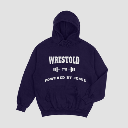 Powered by Jesus Blue Navy Hoodie