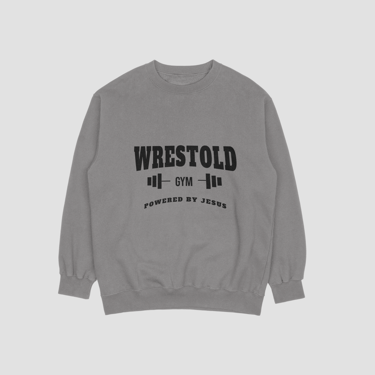 Powered by Jesus Silver Sweatshirt