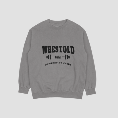 Powered by Jesus Silver Sweatshirt