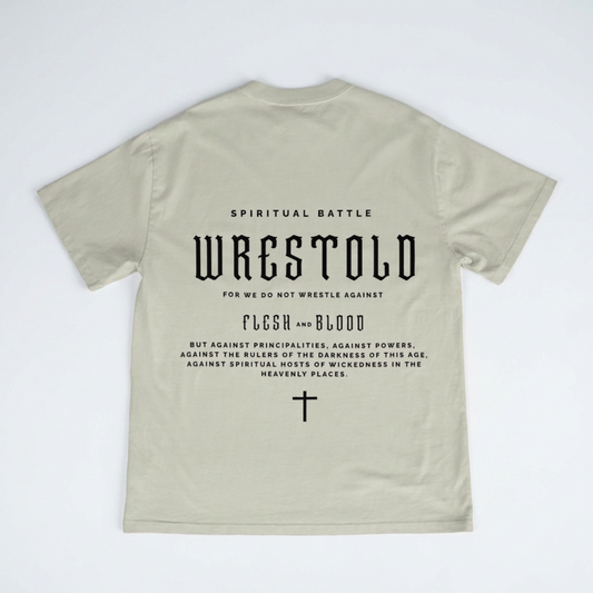 New Ephesians 6:12 Sand Tee