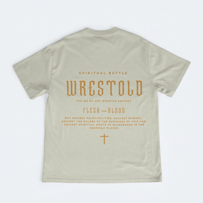 New Ephesians 6:12 Sand Tee