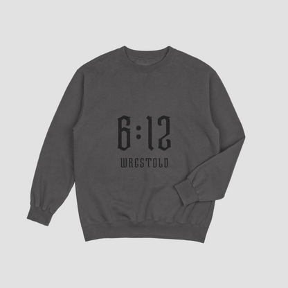 New Ephesians 6:12 Grey Sweatshirt