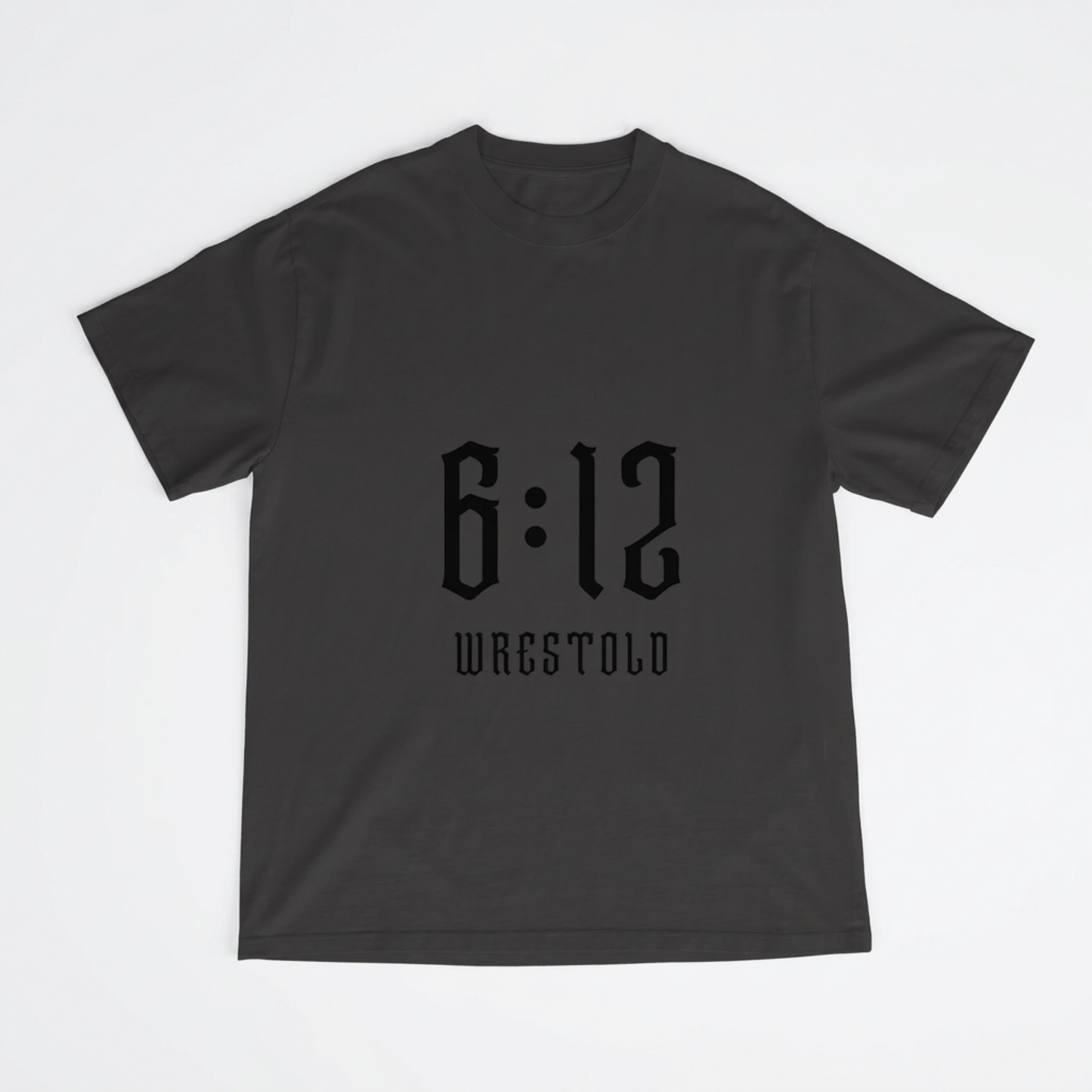 New Ephesians 6:12 Grey Tee