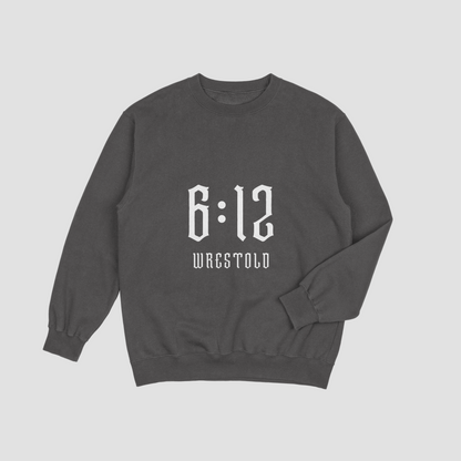 New Ephesians 6:12 Grey Sweatshirt