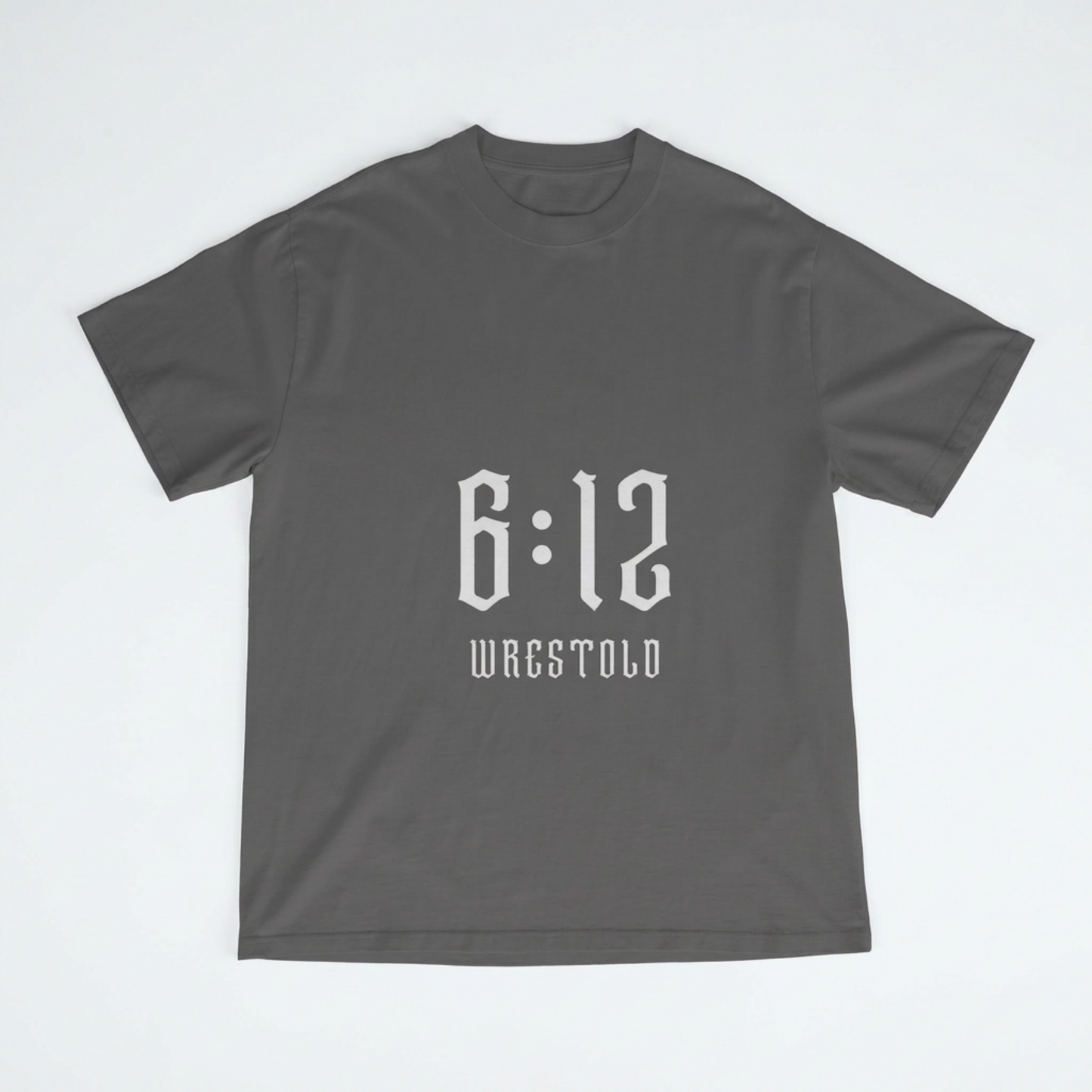 New Ephesians 6:12 Grey Tee