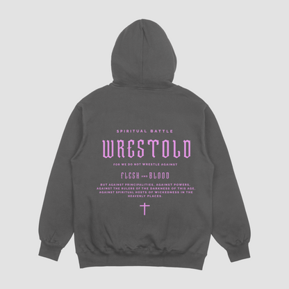 New Ephesians 6:12 Grey Hoodie