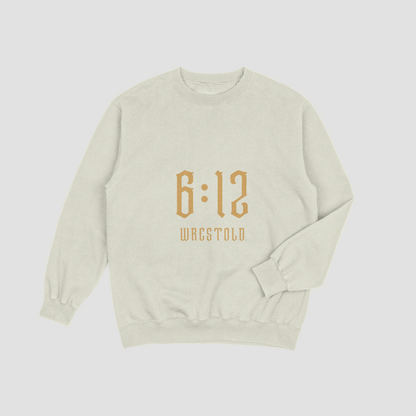 New Ephesians 6:12 Sand Sweatshirt