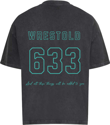 Seek First The Kingdom Acid Washed Black / Light Blue