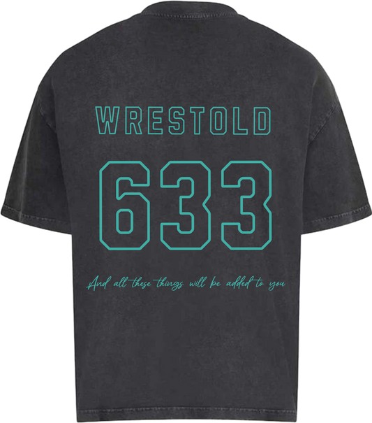 Seek First The Kingdom Acid Washed Black / Light Blue